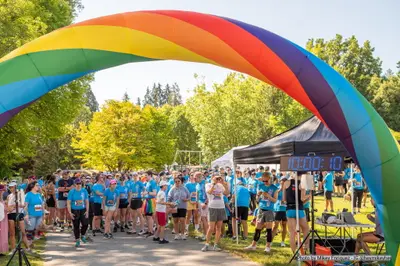 A photo from the 2023 Pride Run and Walk