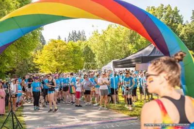 A photo from the 2023 Pride Run and Walk