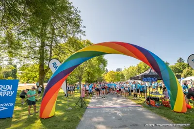 A photo from the 2023 Pride Run and Walk