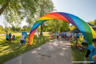 A photo from the 2023 Pride Run and Walk