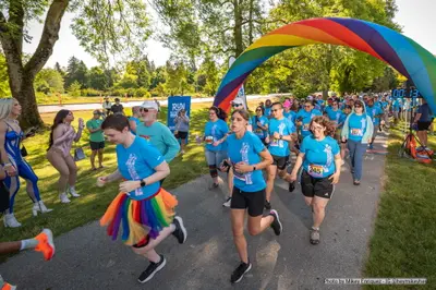 A photo from the 2023 Pride Run and Walk