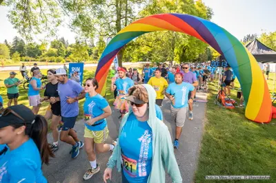 A photo from the 2023 Pride Run and Walk