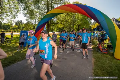 A photo from the 2023 Pride Run and Walk