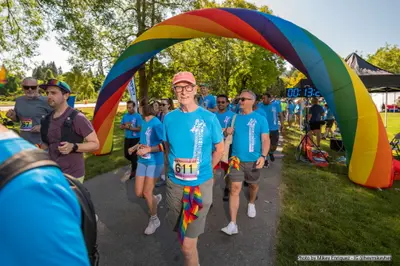 A photo from the 2023 Pride Run and Walk