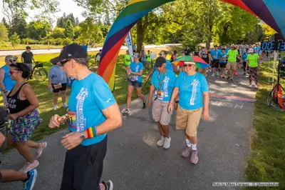 A photo from the 2023 Pride Run and Walk