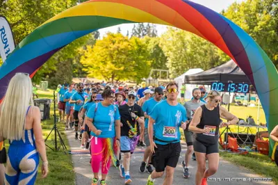 A photo from the 2023 Pride Run and Walk