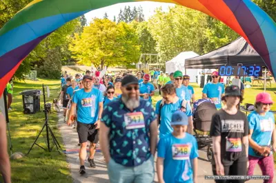 A photo from the 2023 Pride Run and Walk