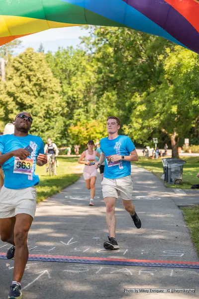 A photo from the 2023 Pride Run and Walk