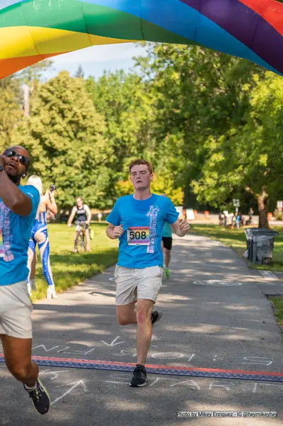 A photo from the 2023 Pride Run and Walk