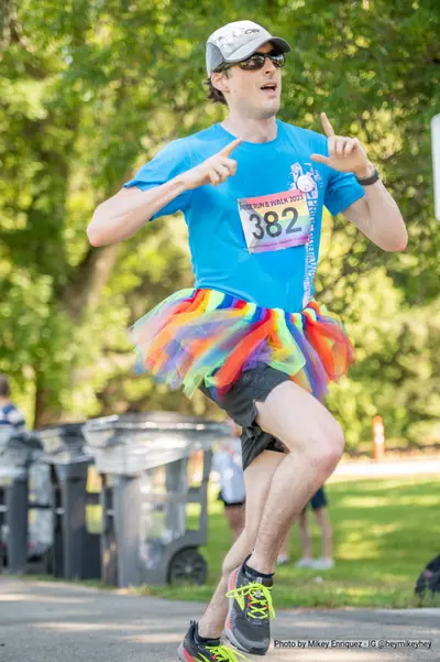 A photo from the 2023 Pride Run and Walk