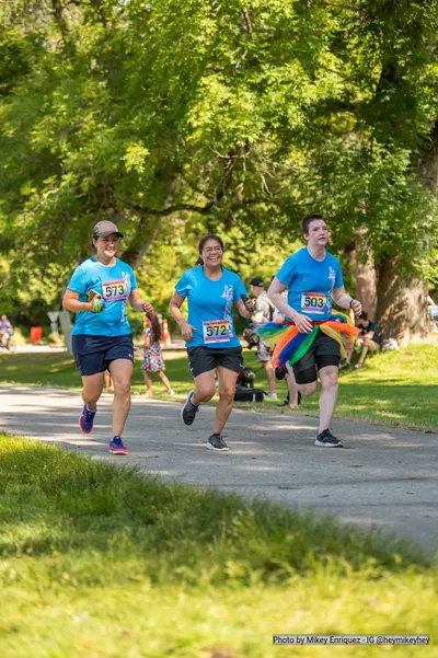 A photo from the 2023 Pride Run and Walk