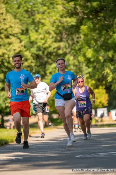 A photo from the 2023 Pride Run and Walk