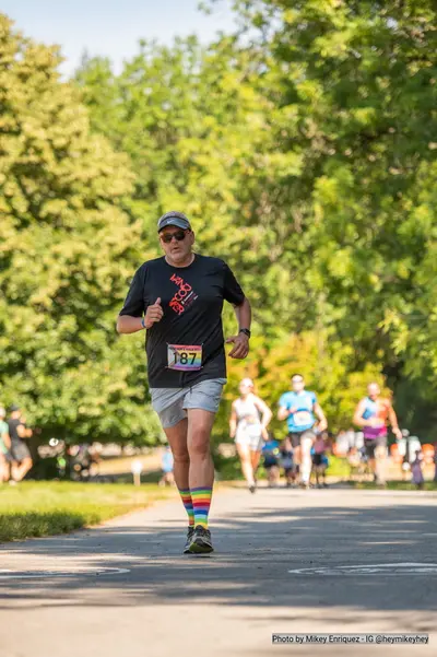 A photo from the 2023 Pride Run and Walk