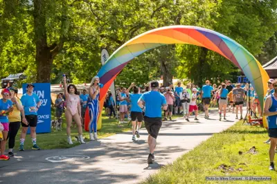 A photo from the 2023 Pride Run and Walk