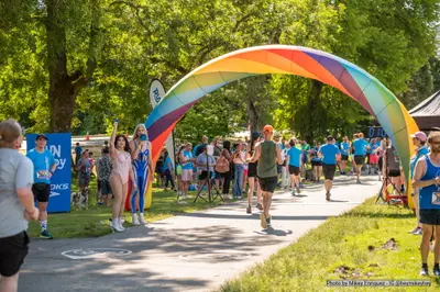 A photo from the 2023 Pride Run and Walk