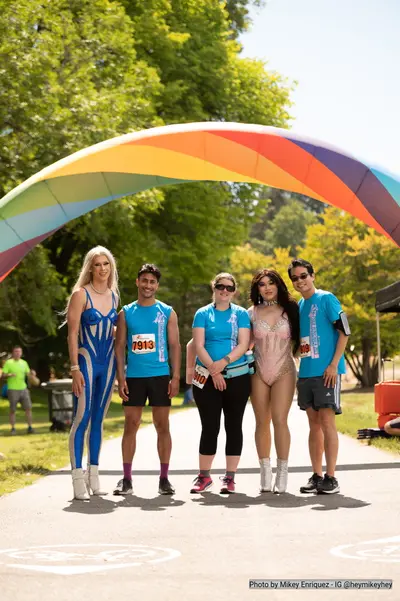 A photo from the 2023 Pride Run and Walk