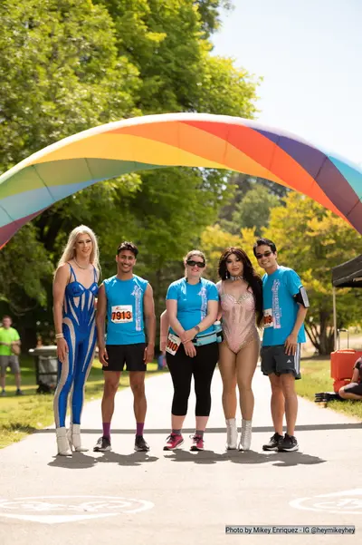 A photo from the 2023 Pride Run and Walk